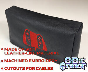 8Bit Armor Nintendo Switch Console Faux Leather Dust Cover Protector w/ Logo